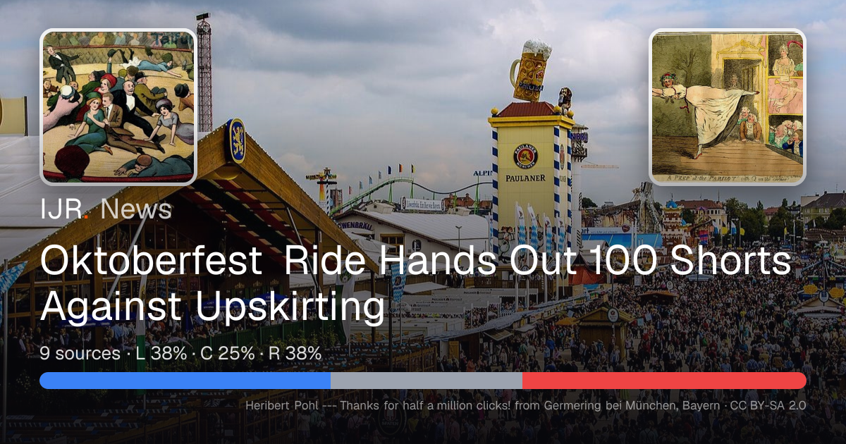 Oktoberfest Ride Hands Out 100 Shorts Against Upskirting — IJR News
