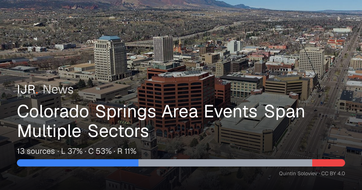Colorado Springs Area Events Span Multiple Sectors — IJR News