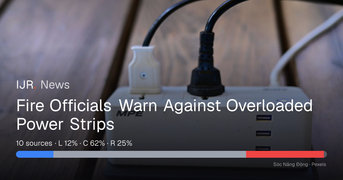Fire Officials Warn Against Overloaded Power Strips — IJR News