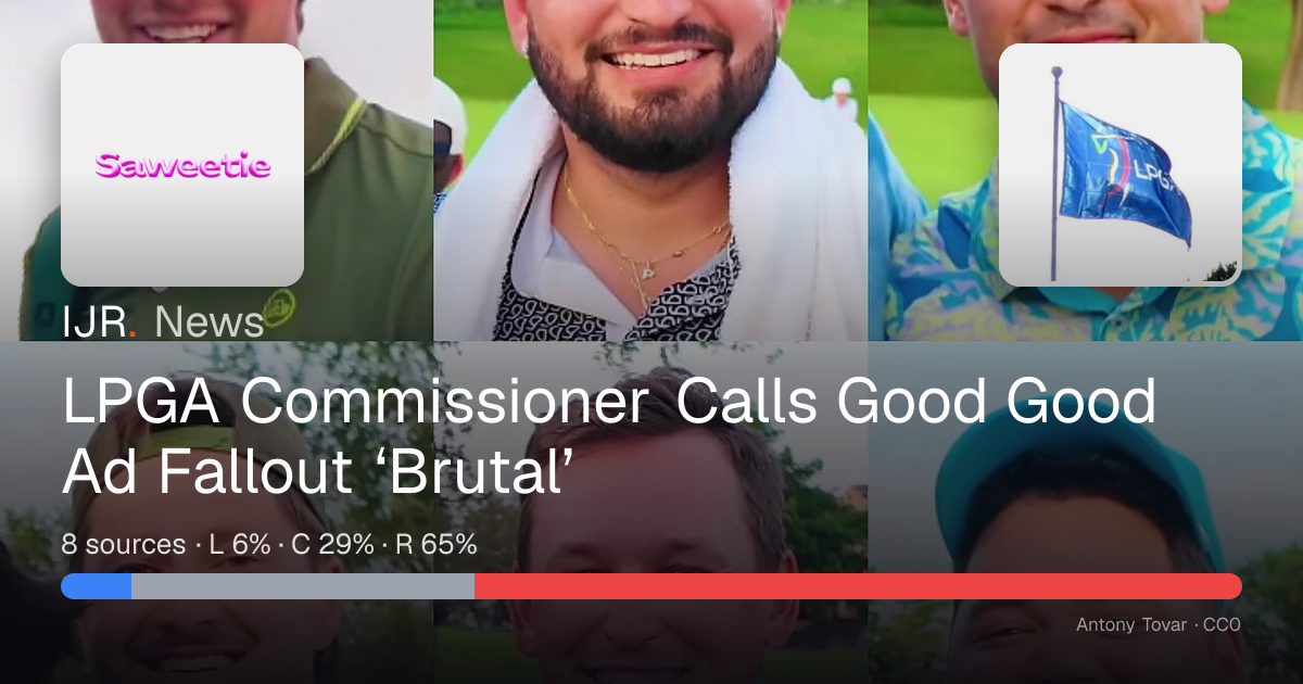 LPGA Commissioner Calls Good Good Ad Fallout ‘Brutal’ — IJR News