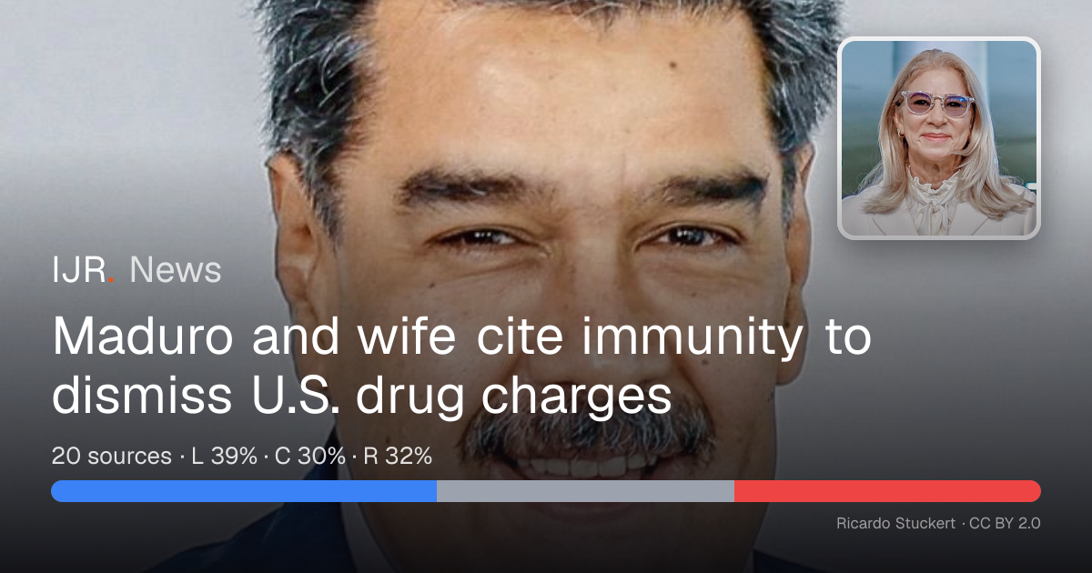 Maduro and wife cite immunity to dismiss U.S. drug charges — IJR News