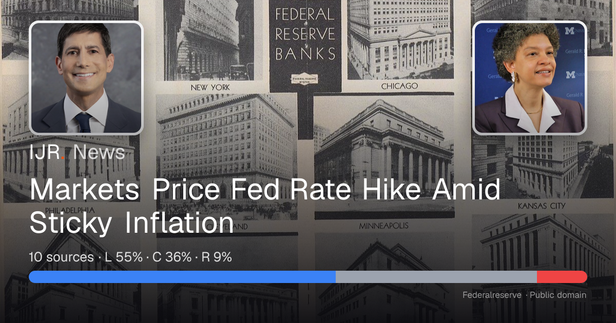 Markets Price Fed Rate Hike Amid Sticky Inflation — IJR News