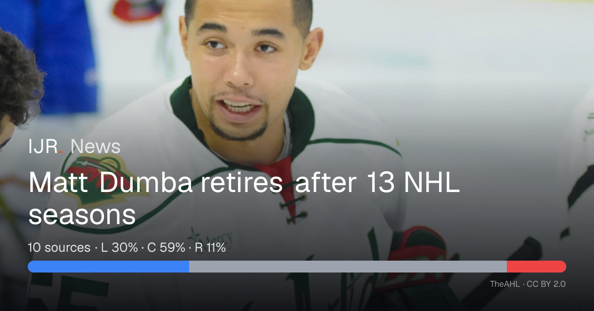 Matt Dumba retires after 13 NHL seasons — IJR News