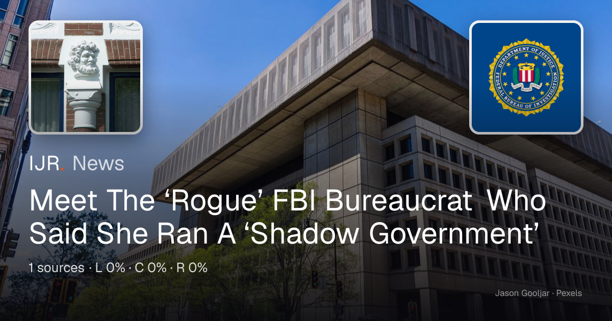 Meet The ‘Rogue’ FBI Bureaucrat Who Said She Ran A ‘Shadow Government ...