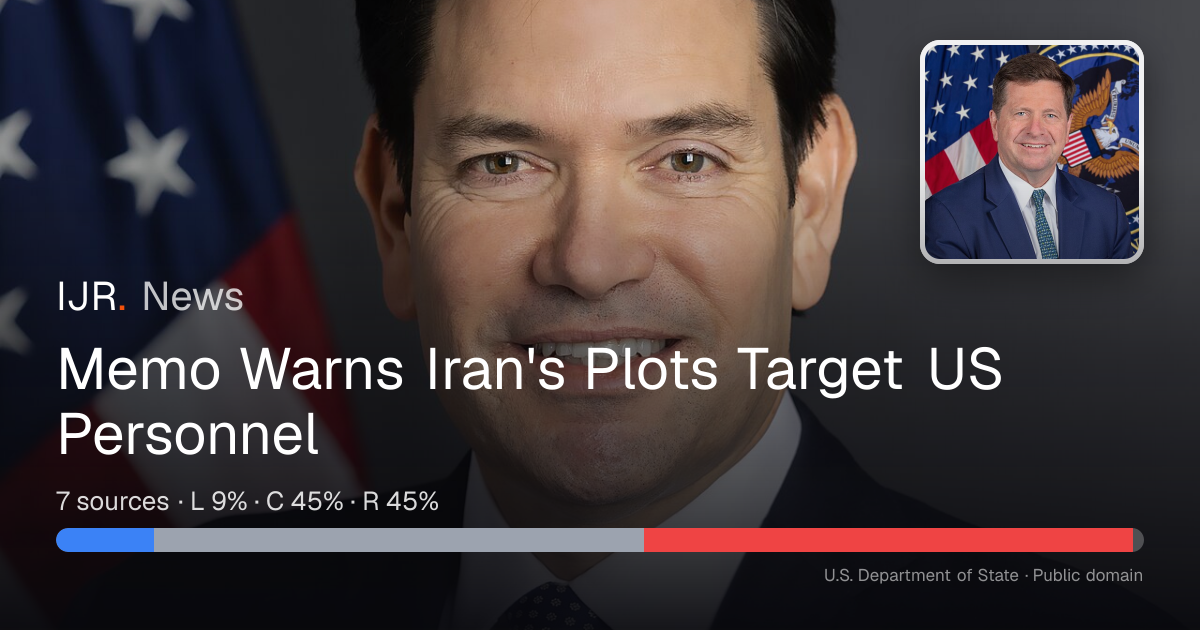 Memo Warns Iran's Plots Target US Personnel — IJR News