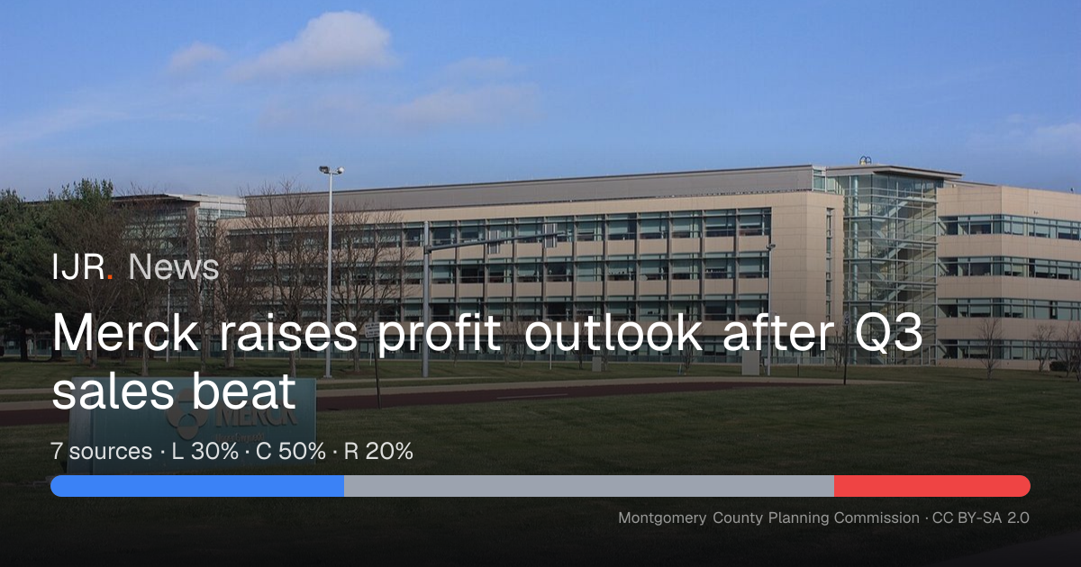 Merck raises profit outlook after Q3 sales beat — IJR News