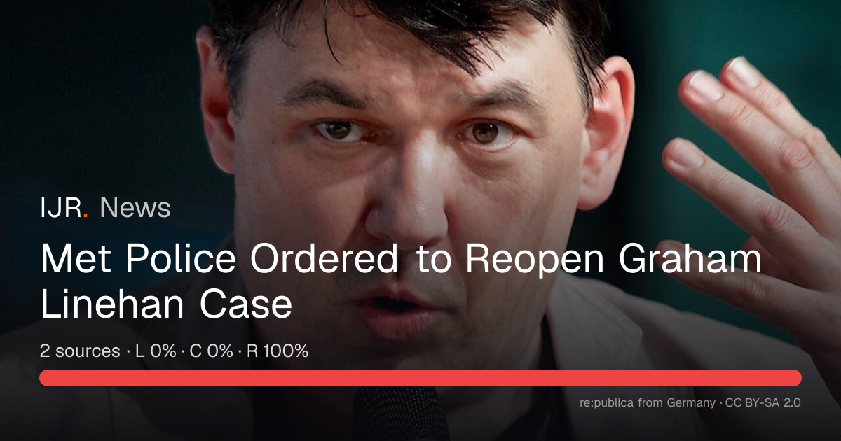 Met Police Ordered to Reopen Graham Linehan Case — IJR News
