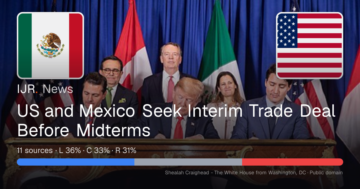 US and Mexico Seek Interim Trade Deal Before Midterms — IJR News
