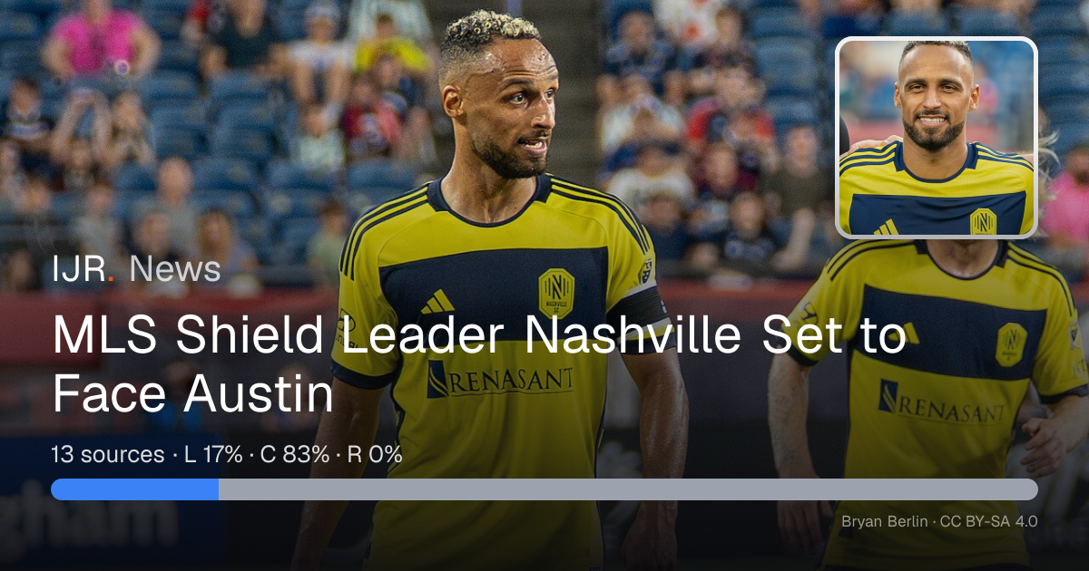 MLS Shield Leader Nashville Set to Face Austin — IJR News