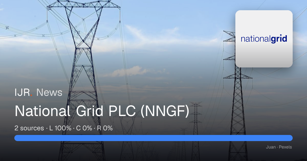 National Grid PLC (NNGF) — IJR News