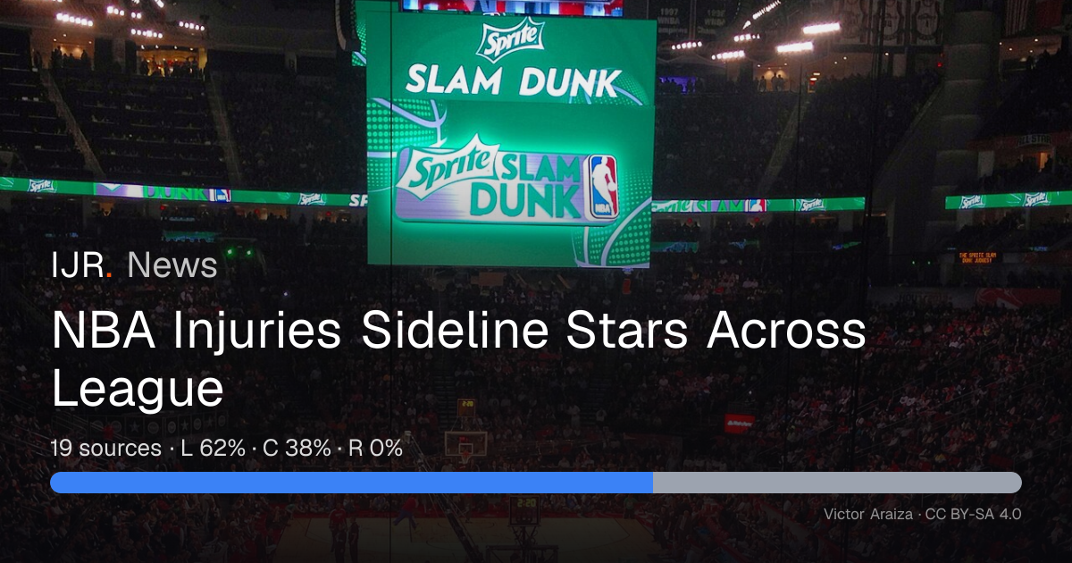 NBA Injuries Sideline Stars Across League — IJR News