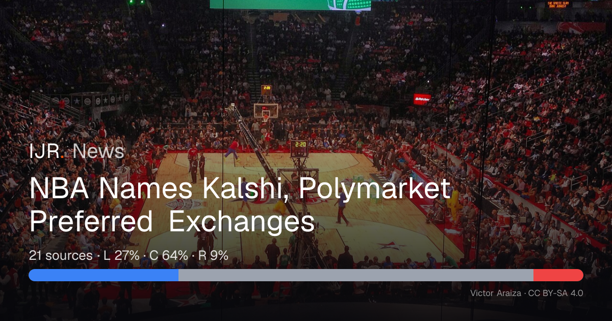 NBA Names Kalshi, Polymarket Preferred Exchanges — IJR News