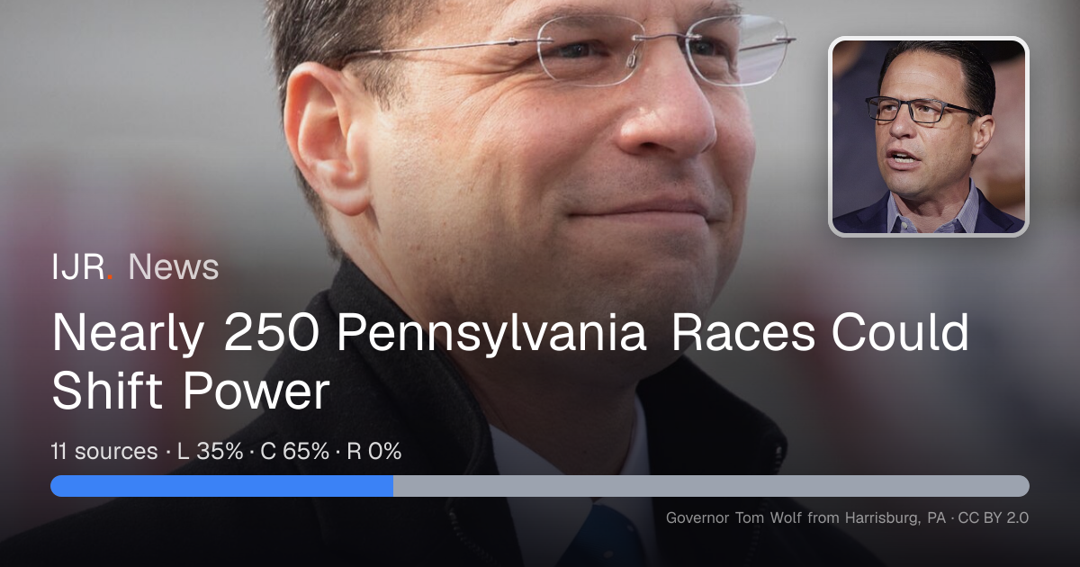 Nearly 250 Pennsylvania Races Could Shift Power — IJR News