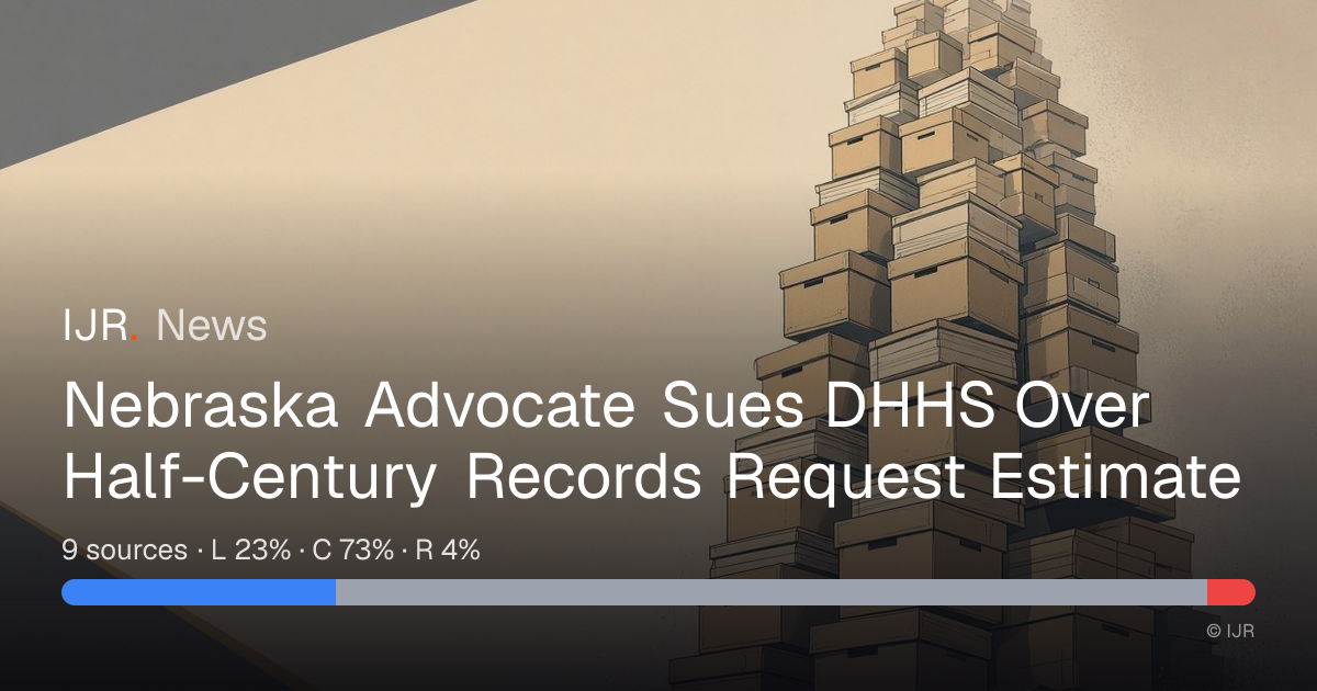 Nebraska Advocate Sues DHHS Over 50-Year Records Delay — IJR News