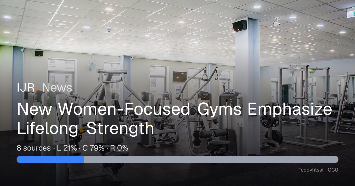 New Women-Focused Gyms Emphasize Lifelong Strength — IJR News