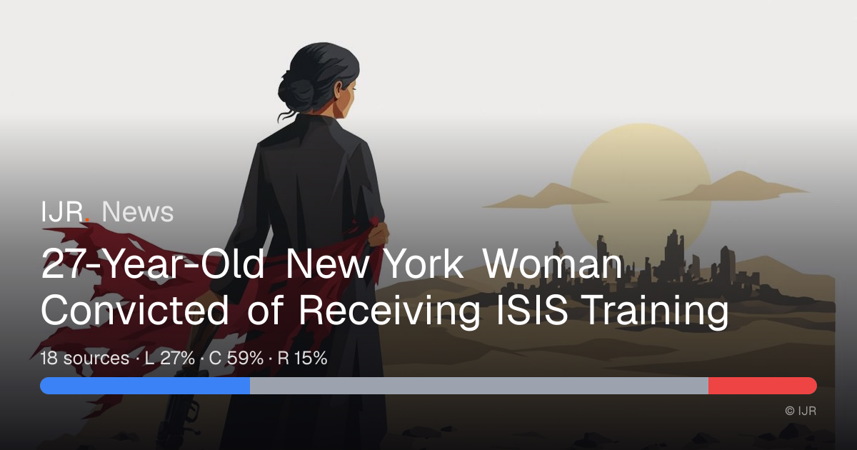 New York Woman Convicted of ISIS Military Training — IJR News
