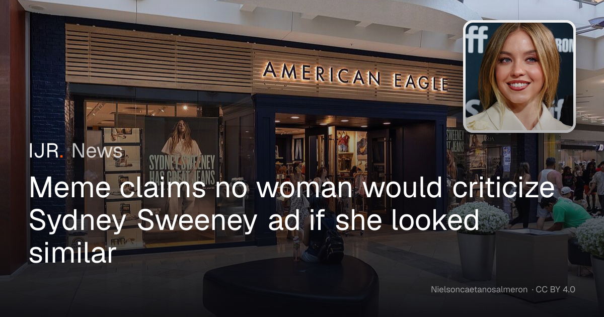 Not a single woman would be pissed at that Sydney Sweeney ad if she looked like this