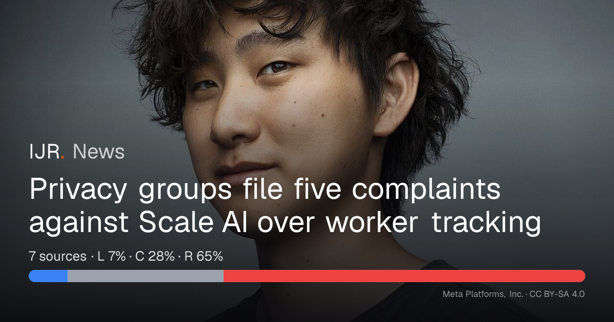 Privacy groups file five complaints against Scale AI over worker ...