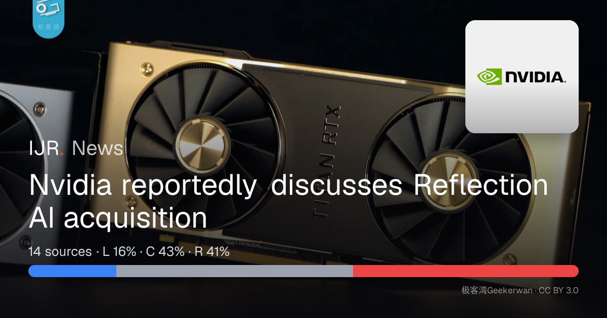 Nvidia reportedly discusses Reflection AI acquisition — IJR News