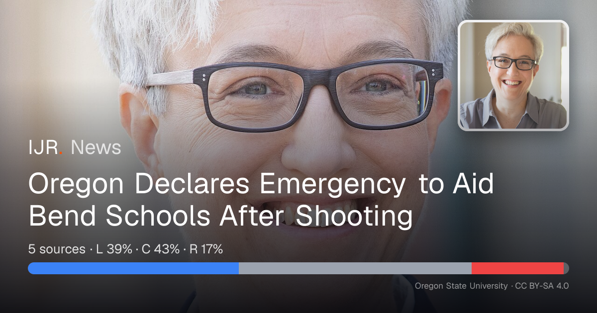 Oregon Declares Emergency to Aid Bend Schools After Shooting — IJR News