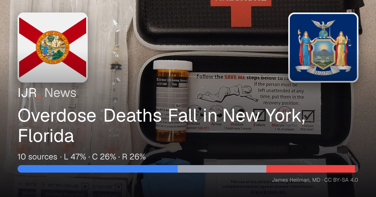 Overdose Deaths Fall in New York, Florida — IJR News