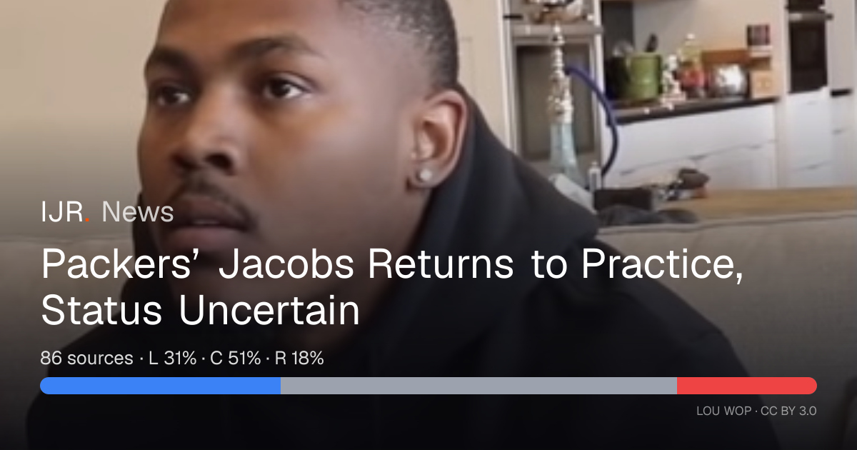 Packers’ Jacobs Returns to Practice, Status Uncertain — IJR News