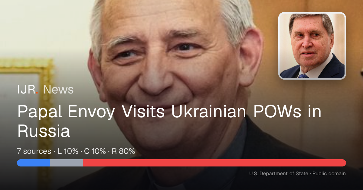 Papal Envoy Visits Ukrainian POWs in Russia — IJR News