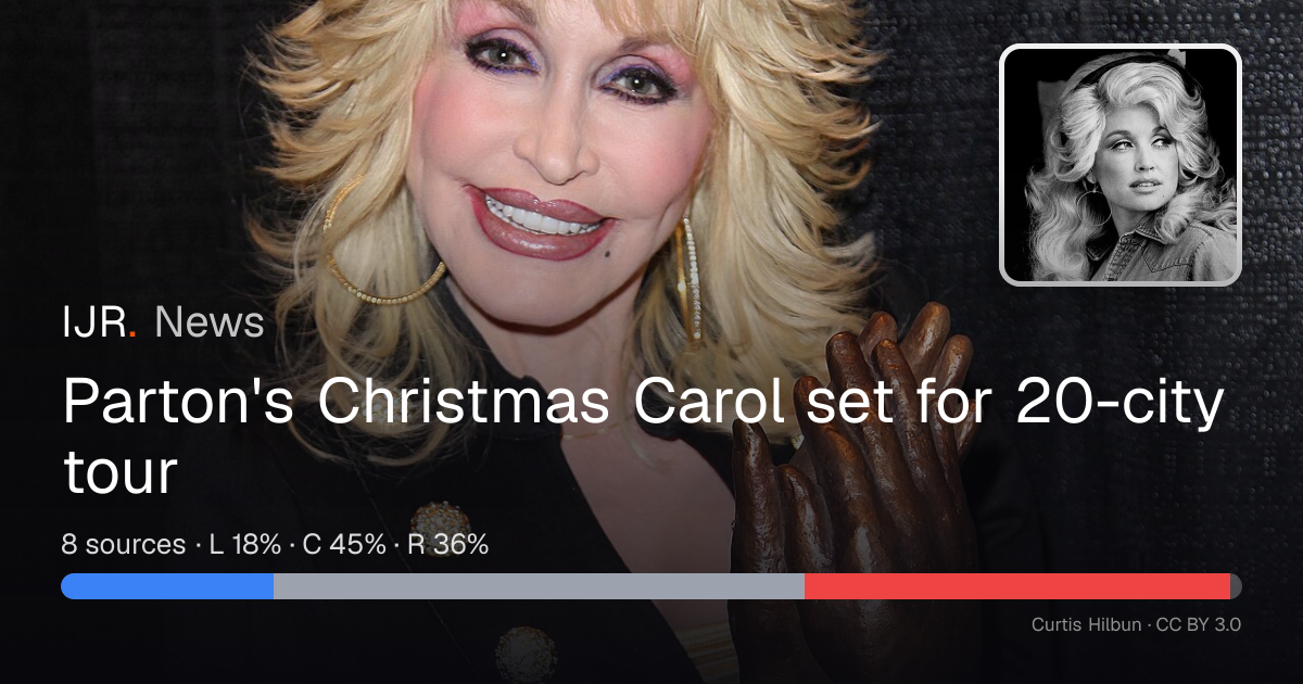 Parton's Christmas Carol set for 20-city tour — IJR News