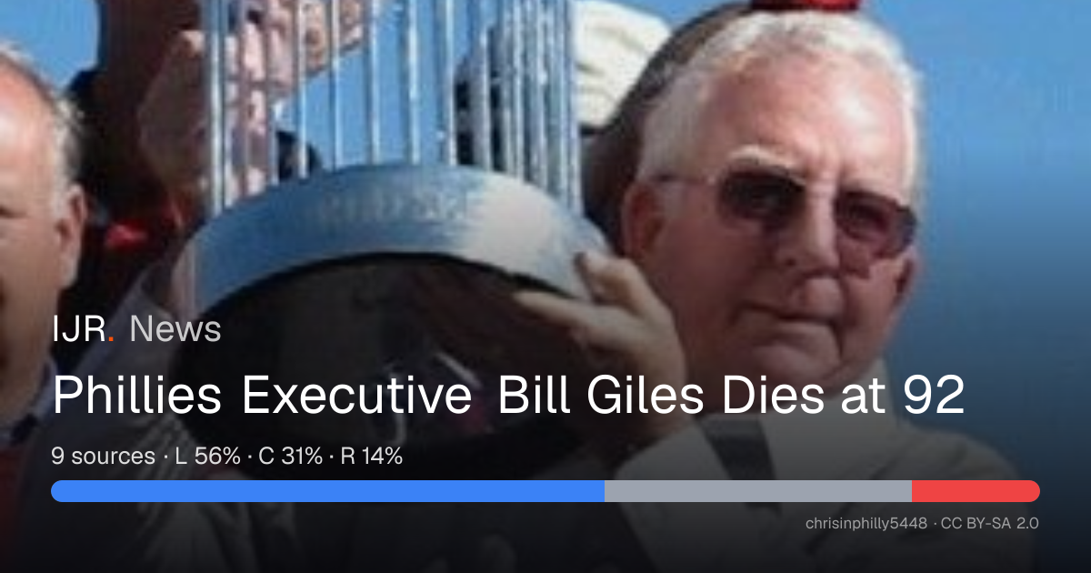 Phillies Executive Bill Giles Dies at 92 — IJR News
