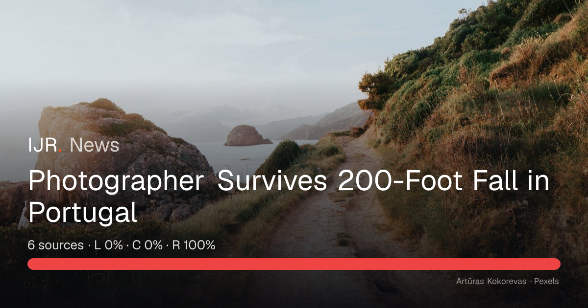 Photographer Survives 200-Foot Fall in Portugal — IJR News