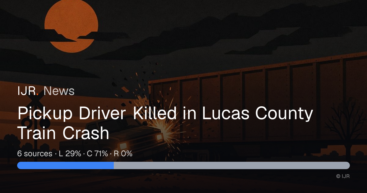 Pickup Driver Killed in Lucas County Train Crash — IJR News