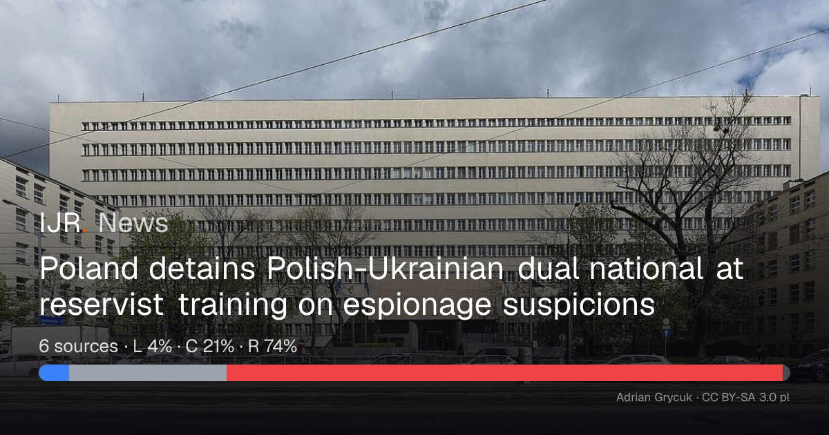 Poland detains Polish-Ukrainian dual national at reservist training on ...