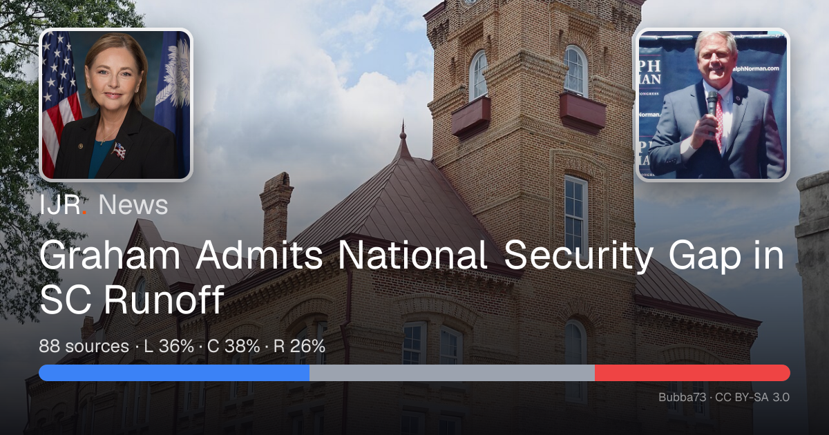 Graham Admits National Security Gap in SC Runoff — IJR News