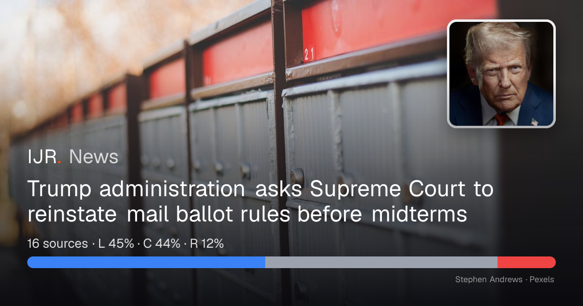 Trump administration asks Supreme Court to reinstate mail ballot rules ...