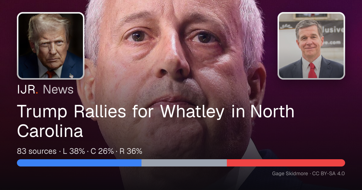 Trump Rallies for Whatley in North Carolina — IJR News