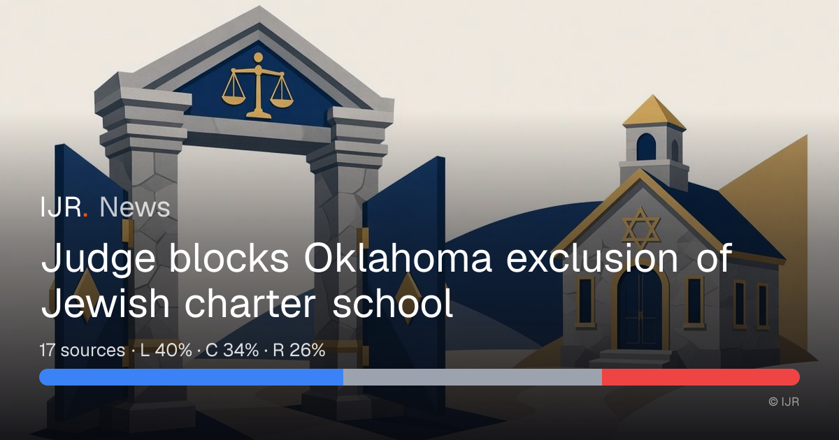 Judge blocks Oklahoma exclusion of Jewish charter school — IJR News