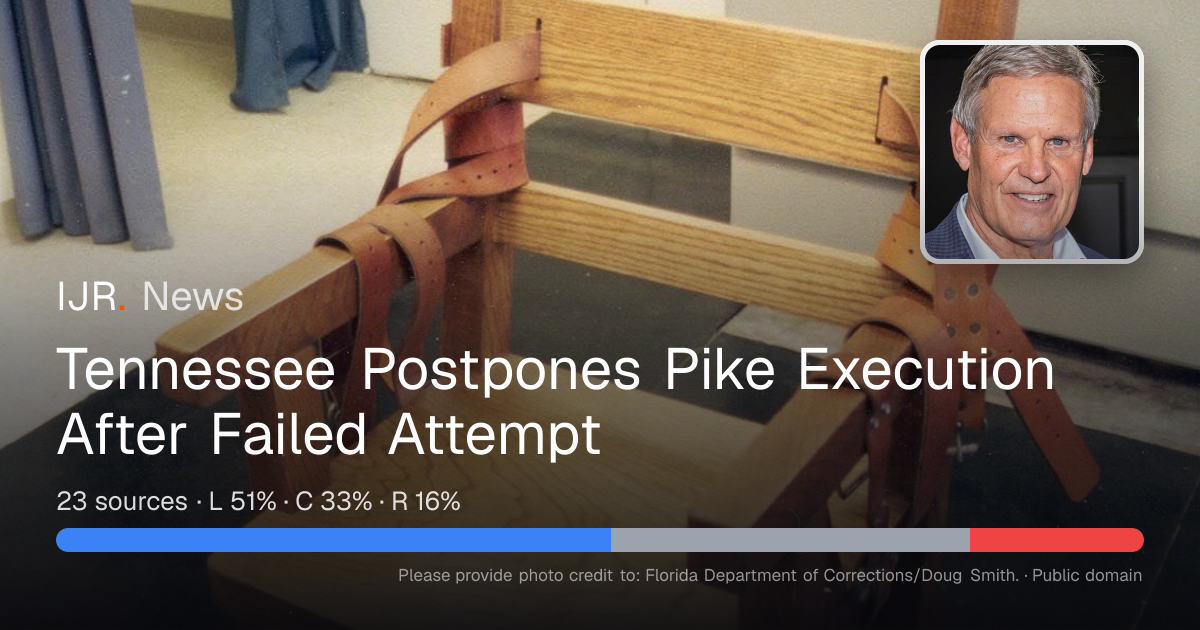 Tennessee Postpones Pike Execution After Failed Attempt — IJR News