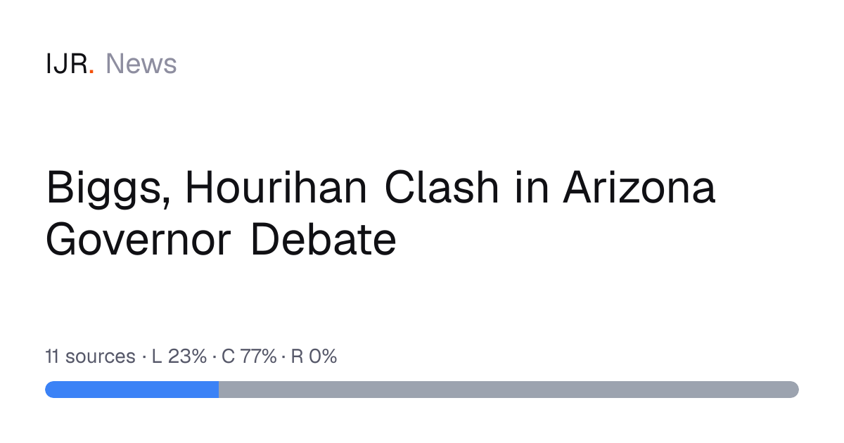 Biggs, Hourihan Clash in Arizona Governor Debate — IJR News