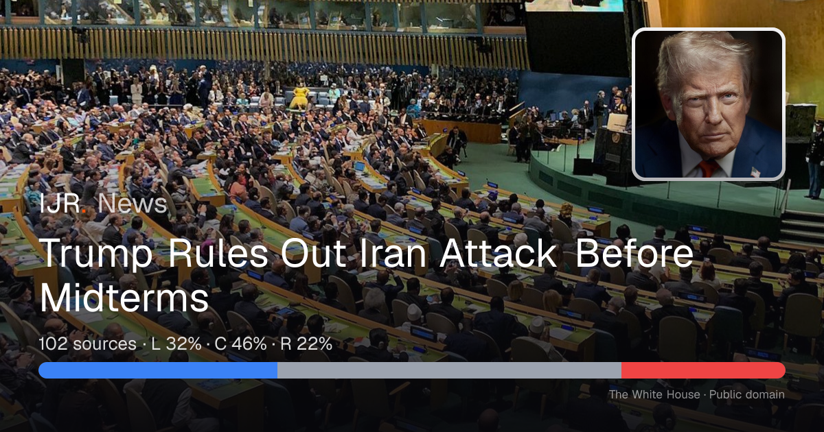 Trump Rules Out Iran Attack Before Midterms — IJR News