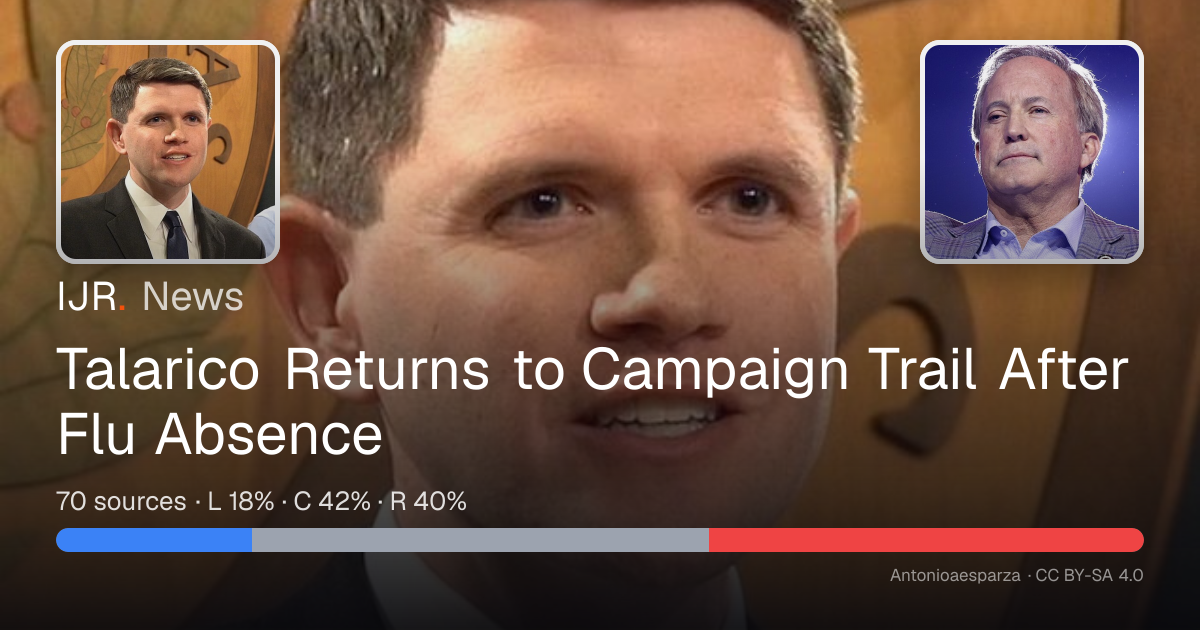 Talarico Returns to Campaign Trail After Flu Absence — IJR News