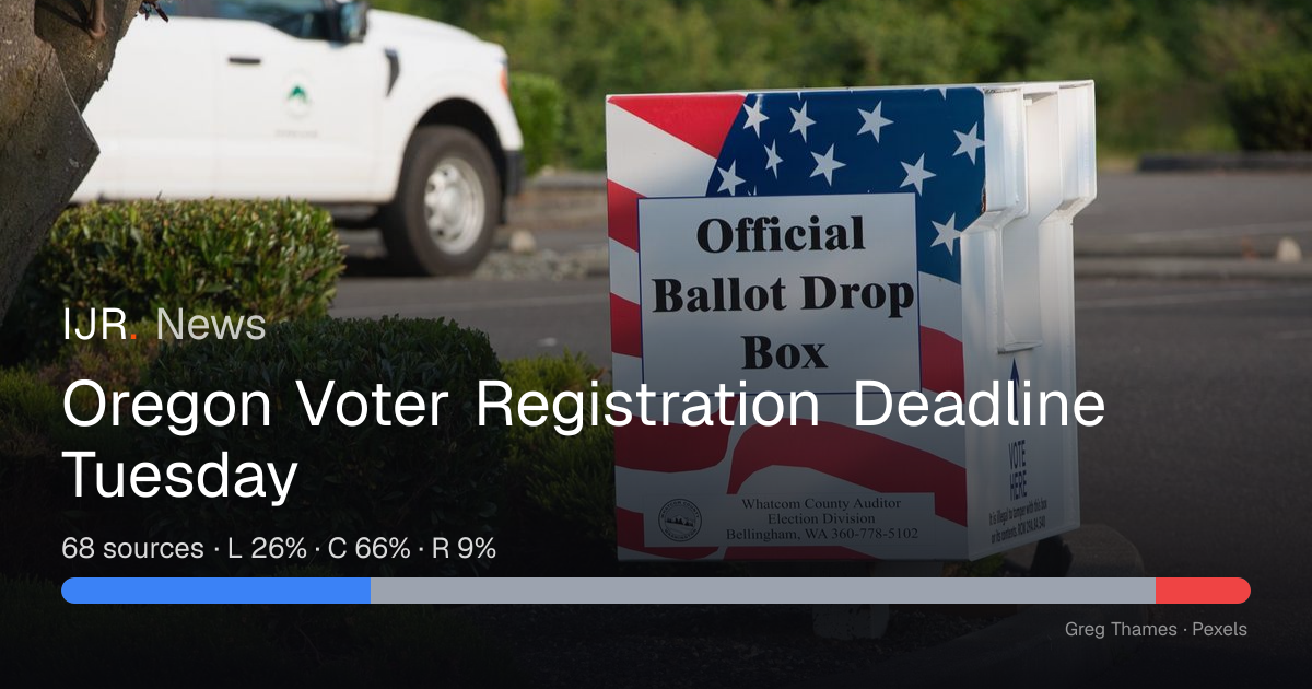 Oregon Voter Registration Deadline Tuesday — IJR News