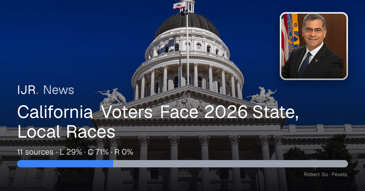 California Voters Face 2026 State, Local Races — IJR News