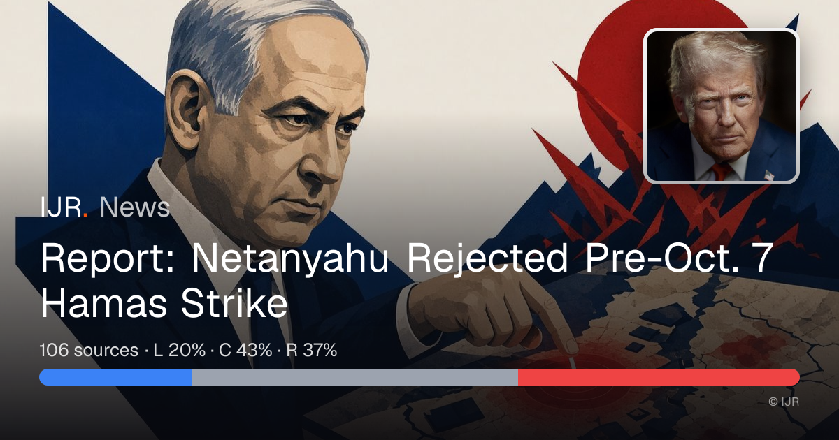 Reports: Netanyahu Declined Pre-Oct. 7 Hamas Strikes — IJR News
