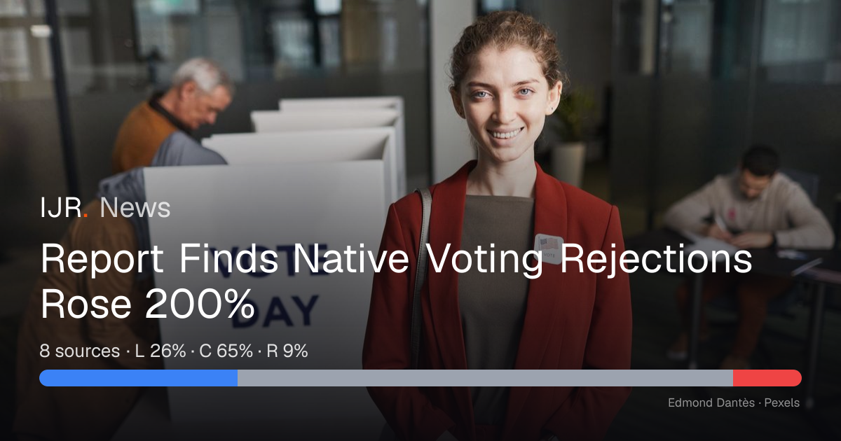 Report Finds Native Voting Rejections Rose 200% — IJR News