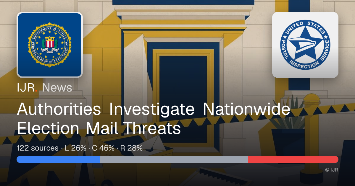 Authorities Investigate Nationwide Election Mail Threats — IJR News