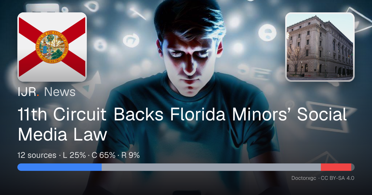 11th Circuit Backs Florida Minors’ Social Media Law — IJR News