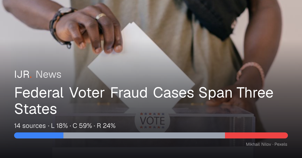 Federal Voter Fraud Cases Span Three States