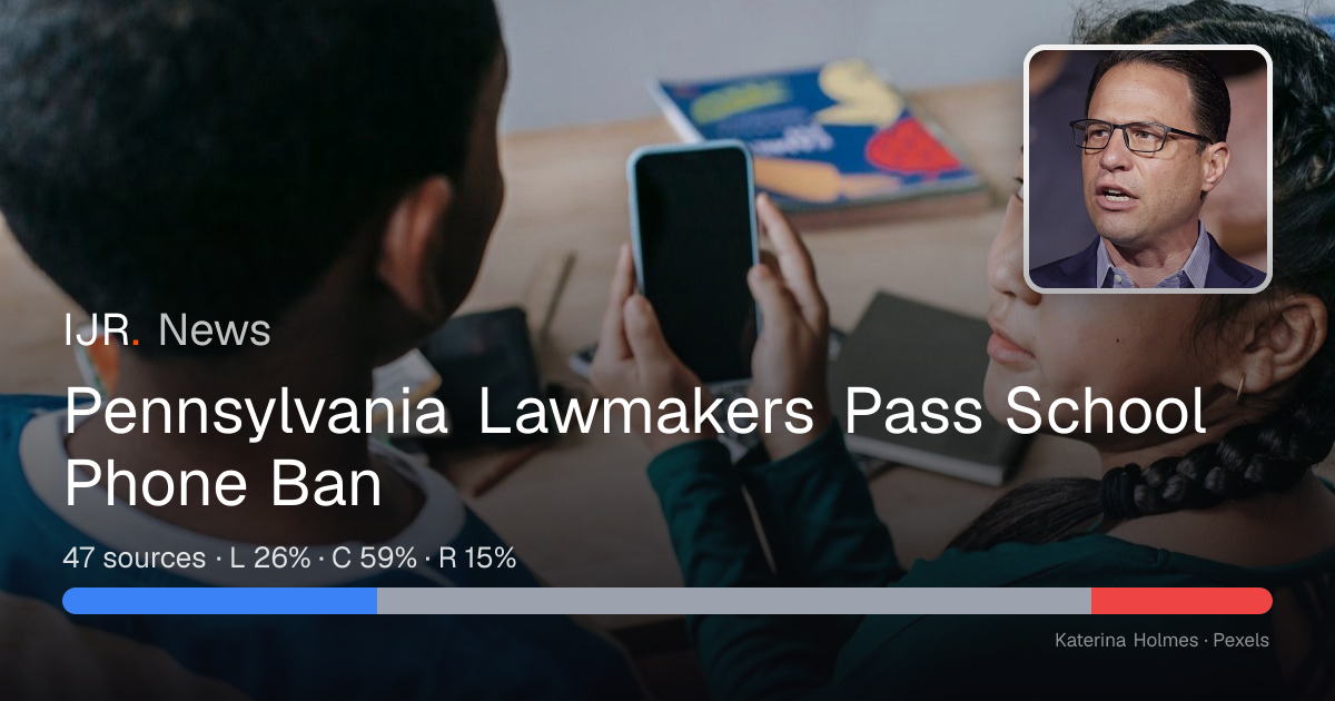 Pennsylvania Lawmakers Pass School Phone Ban — IJR News