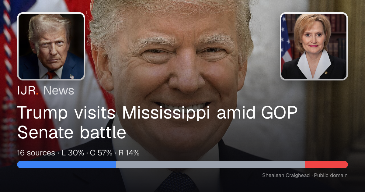 Trump visits Mississippi amid GOP Senate battle — IJR News