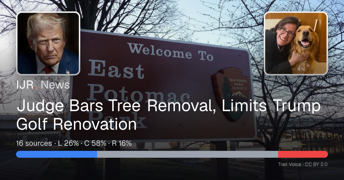 Judge Bars Tree Removal, Limits Trump Golf Renovation — IJR News